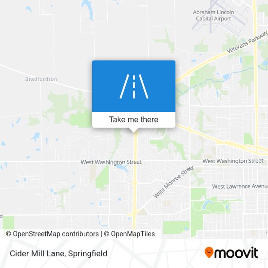 Cider Mill Lane map