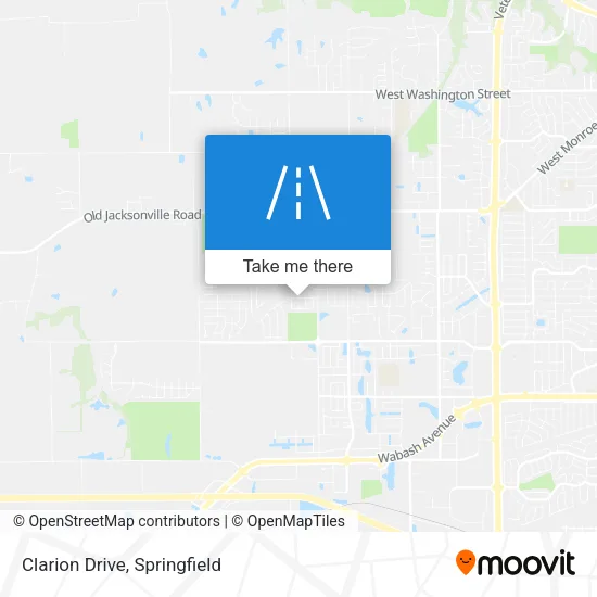 Clarion Drive map