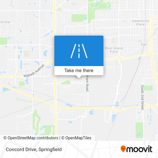 Concord Drive map