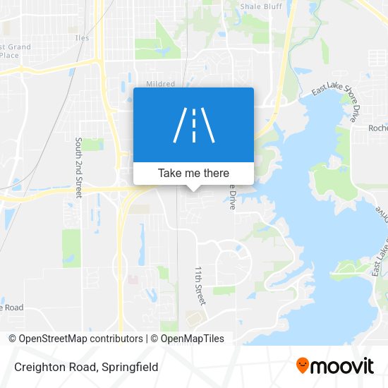 Creighton Road map