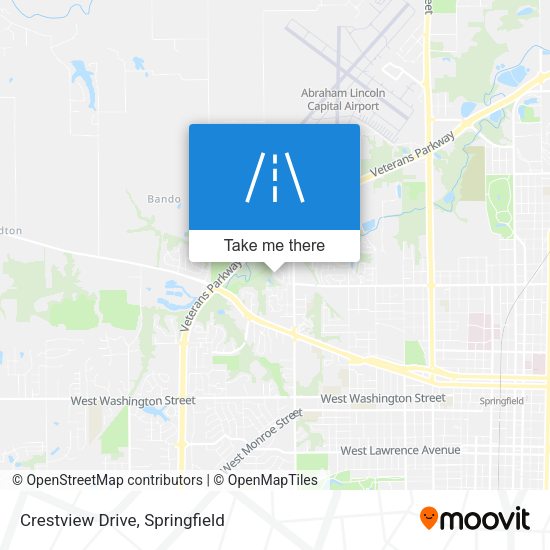 Mapa de Crestview Drive