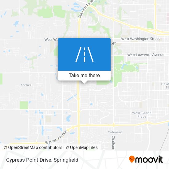 Cypress Point Drive map