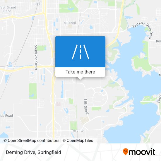 Mapa de Deming Drive