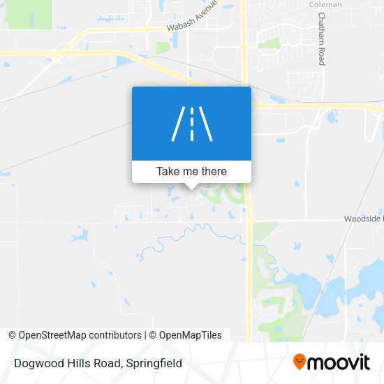 Dogwood Hills Road map