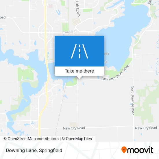 Mapa de Downing Lane