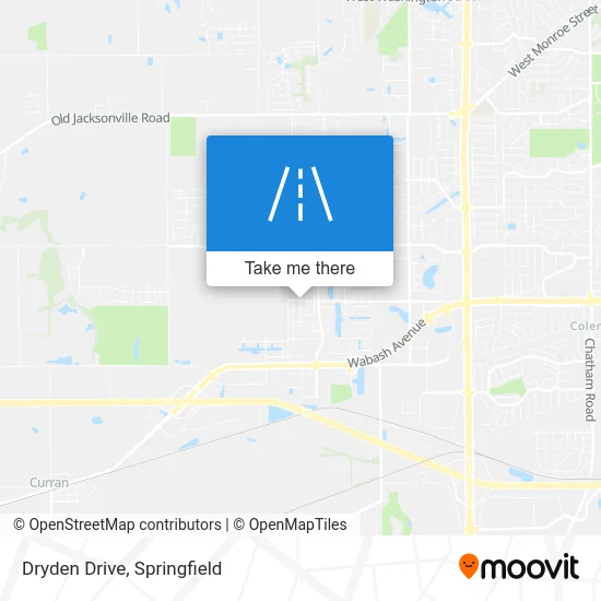 Dryden Drive map