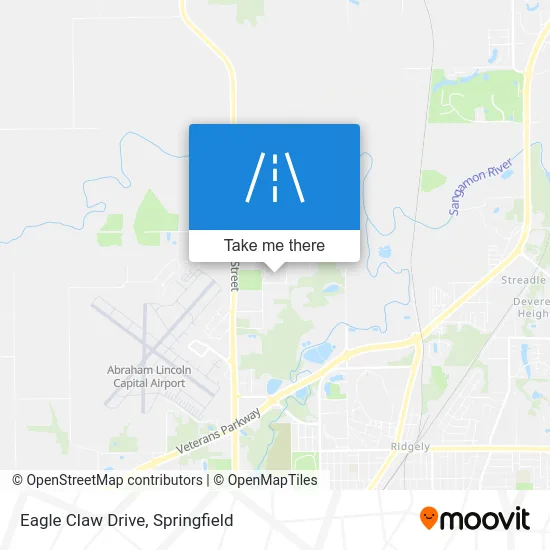 Eagle Claw Drive map
