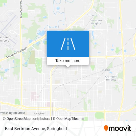 East Bertman Avenue map