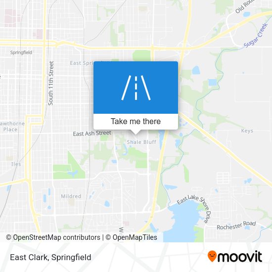 Mapa de East Clark