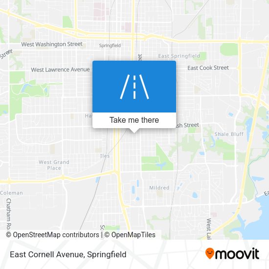 East Cornell Avenue map