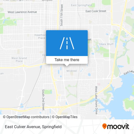 Mapa de East Culver Avenue