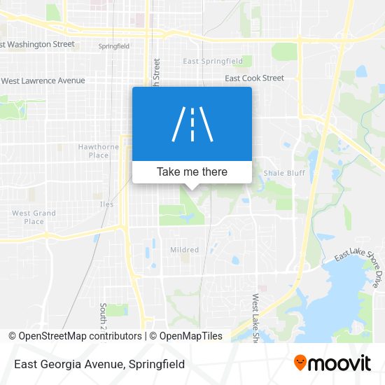 Mapa de East Georgia Avenue