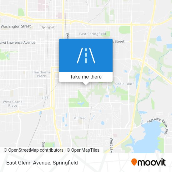 Mapa de East Glenn Avenue