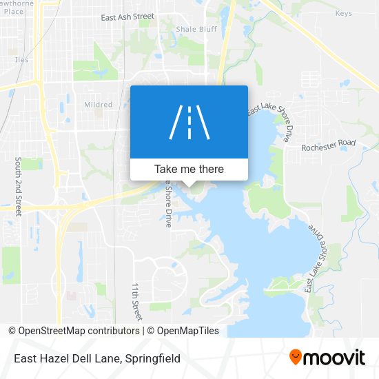 Mapa de East Hazel Dell Lane