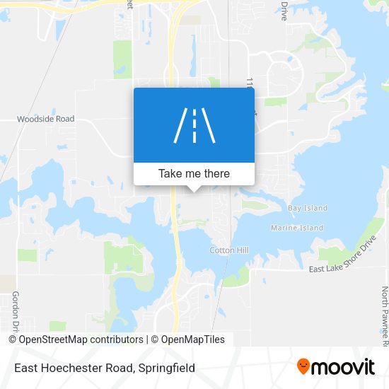 Mapa de East Hoechester Road