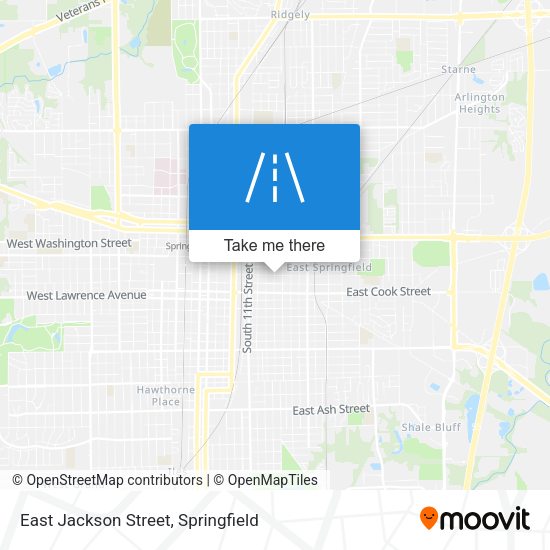 East Jackson Street map