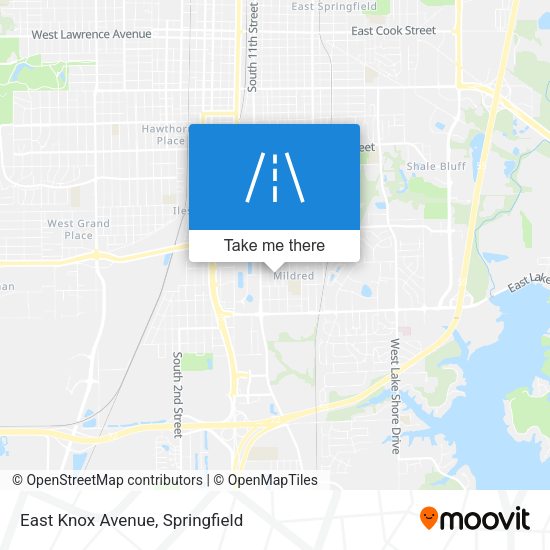Mapa de East Knox Avenue