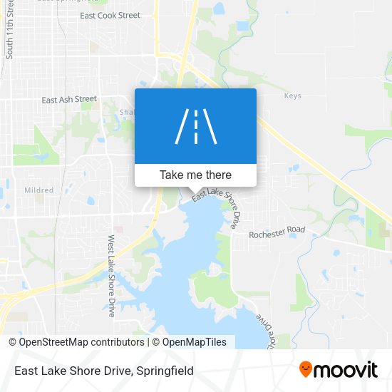 East Lake Shore Drive map