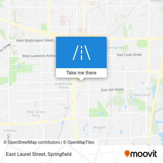 Mapa de East Laurel Street