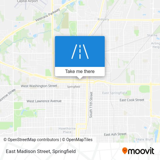 East Madison Street map