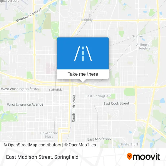 East Madison Street map
