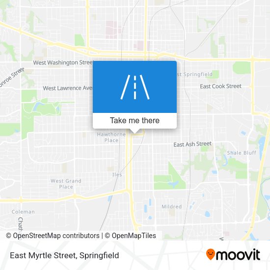 East Myrtle Street map