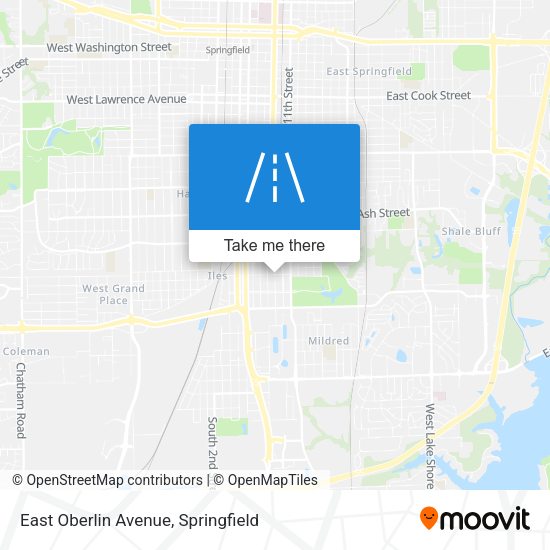 Mapa de East Oberlin Avenue