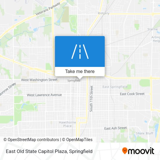 East Old State Capitol Plaza map