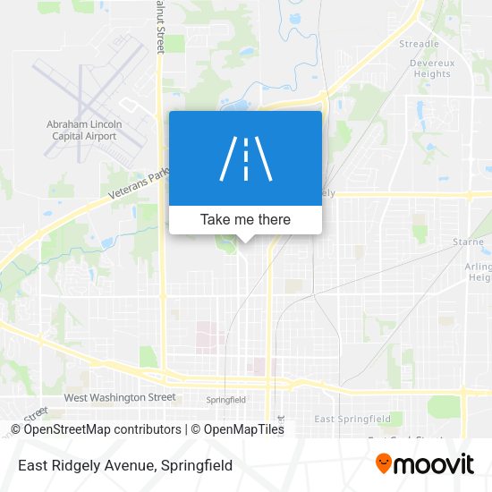 Mapa de East Ridgely Avenue
