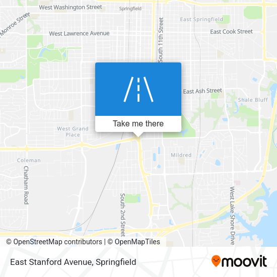 East Stanford Avenue map