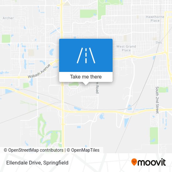 Ellendale Drive map