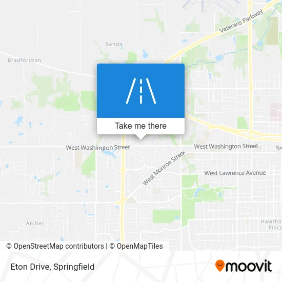 Eton Drive map