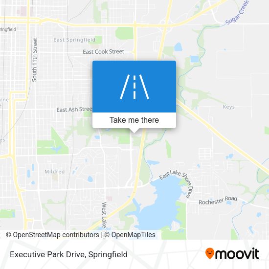 Mapa de Executive Park Drive