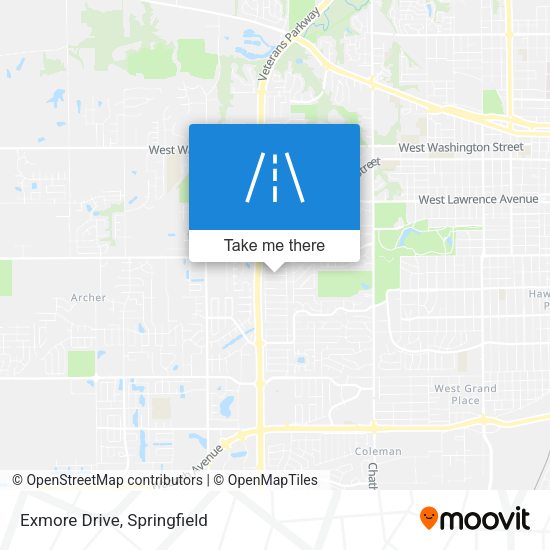 Mapa de Exmore Drive