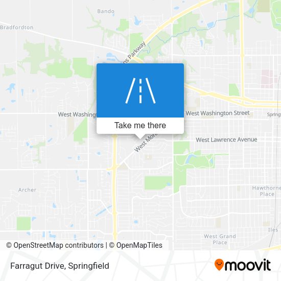 Farragut Drive map