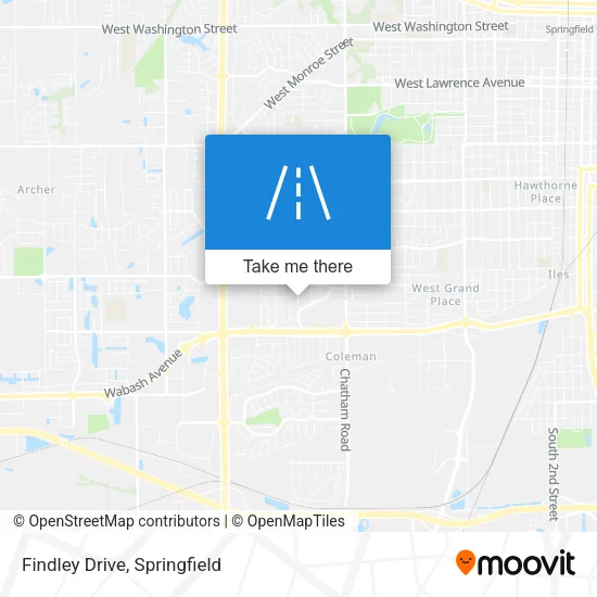 Findley Drive map