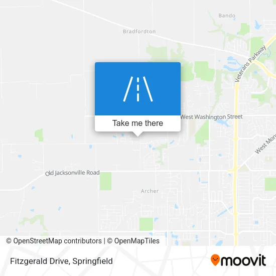 Fitzgerald Drive map