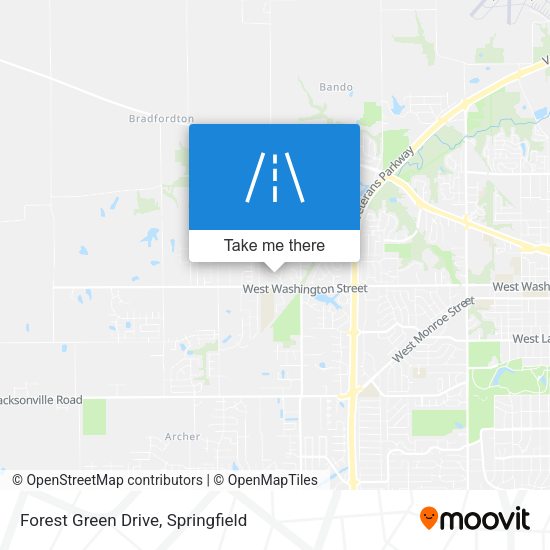 Forest Green Drive map