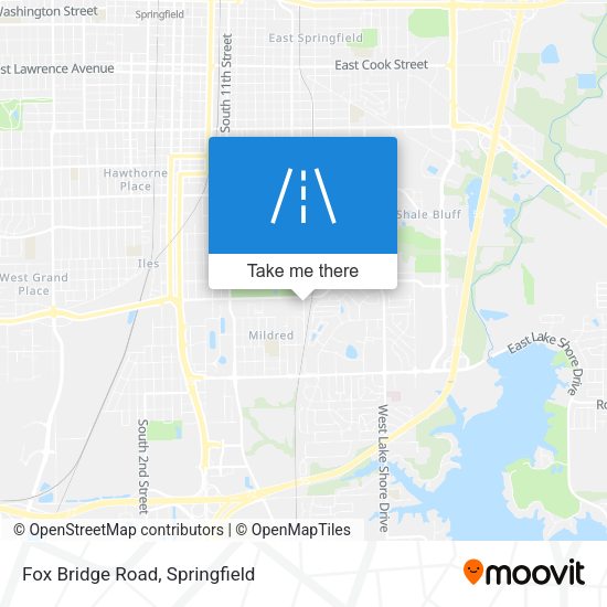 Fox Bridge Road map