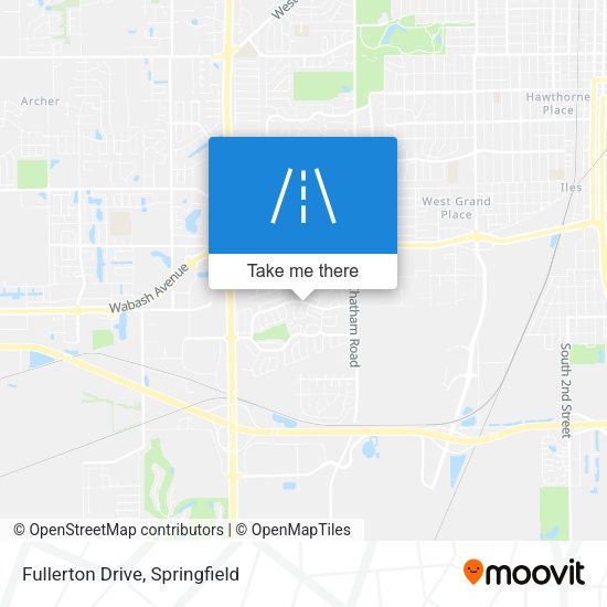 Mapa de Fullerton Drive