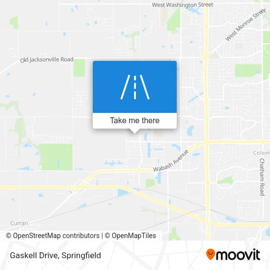 Mapa de Gaskell Drive
