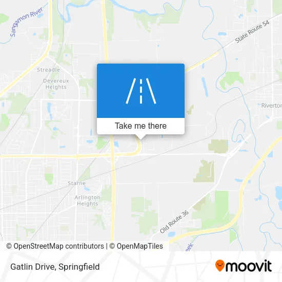 Gatlin Drive map