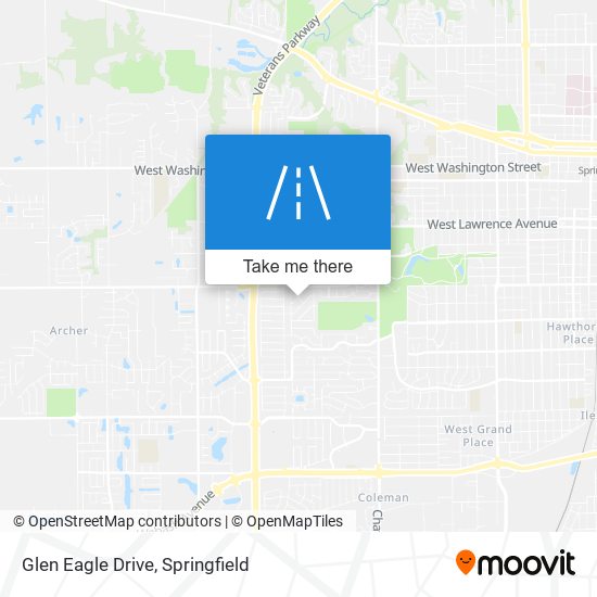 Glen Eagle Drive map