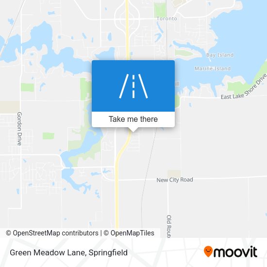 Green Meadow Lane map
