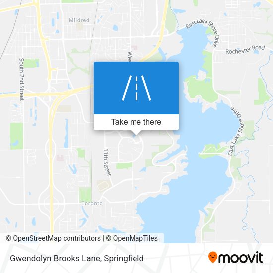 Mapa de Gwendolyn Brooks Lane