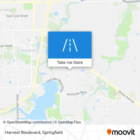 Harvest Boulevard map