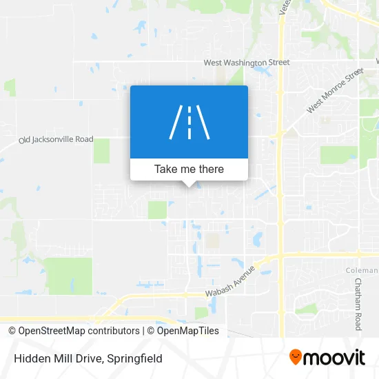 Mapa de Hidden Mill Drive