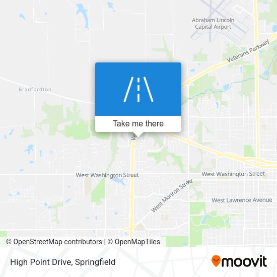 High Point Drive map