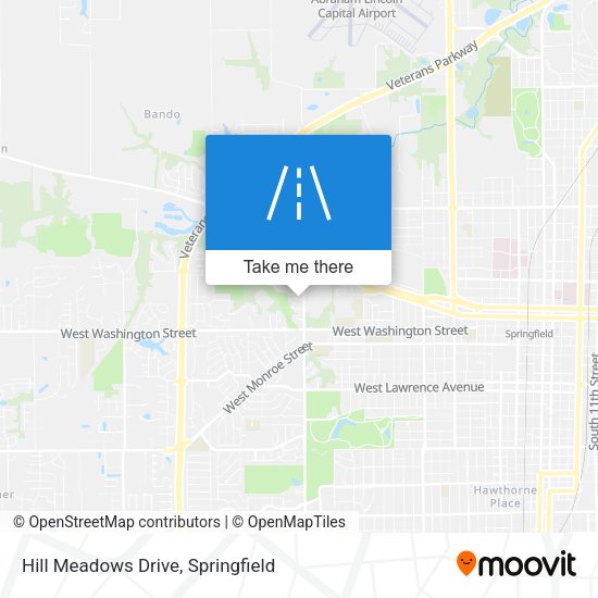 Mapa de Hill Meadows Drive