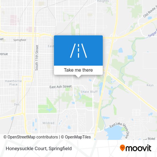 Mapa de Honeysuckle Court